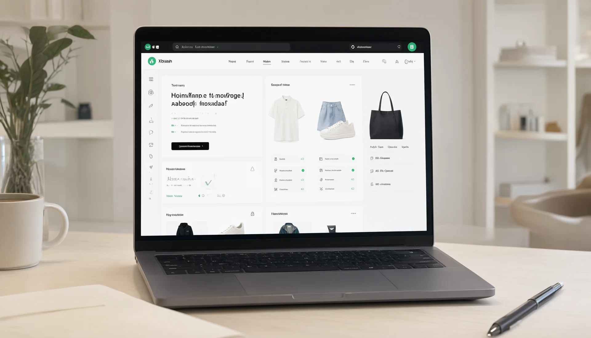 Shopify电商店铺界面